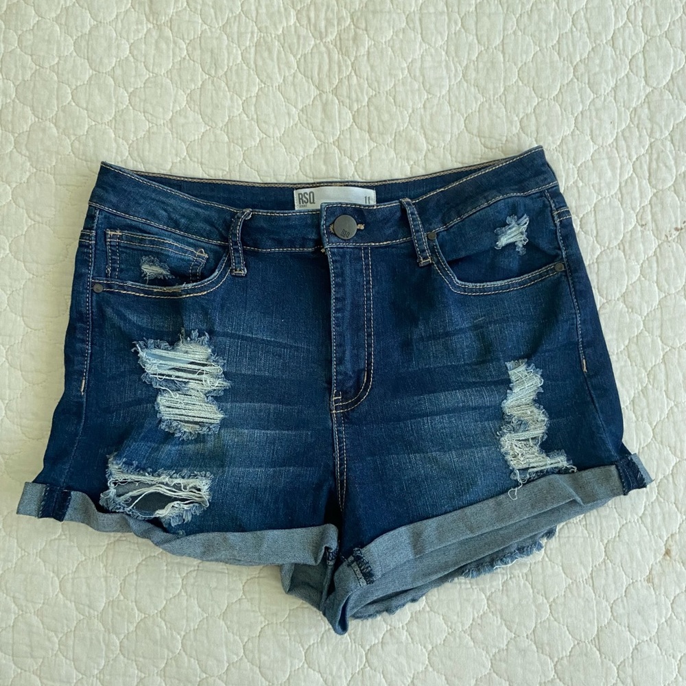 Tilly’s Dark Wash Denim Shorts